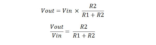 Формула делителя напряжения