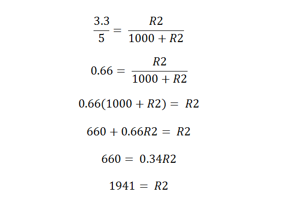 Расчёт делителя напряжения