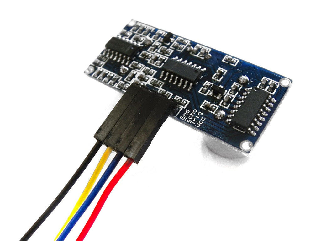 Подключение проводов к HC-SR04