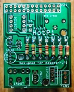 Припаянные резисторы (вид снизу)