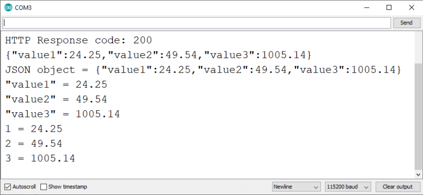 JSON Data object HTTP POST Request Method