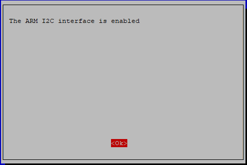 Raspberry Pi — I2C связь включена