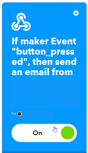 Апплет IFTTT создан