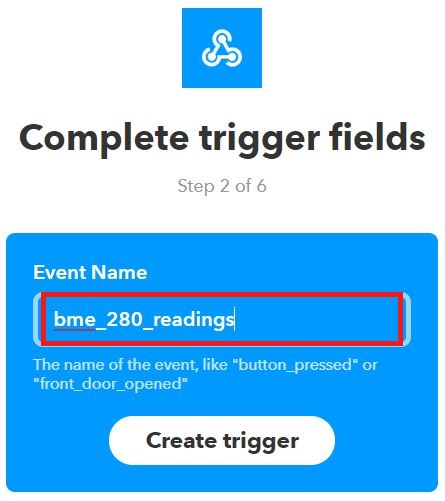 IFTTT Event Name