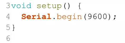 Инициализация void setup()
