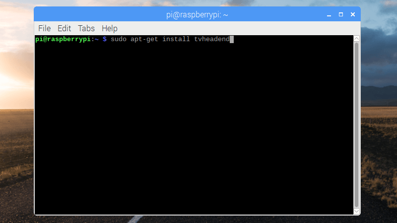 Установка Tvheadend