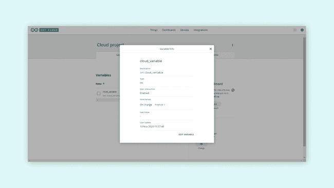 Добавление переменной в скетч