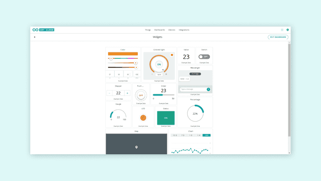Доступные виджеты