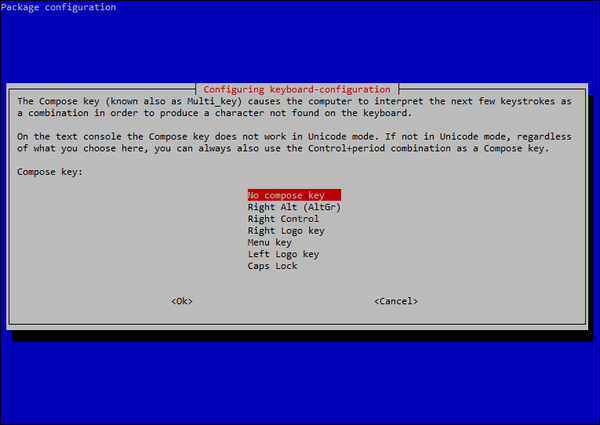 Настройка клавиши Compose