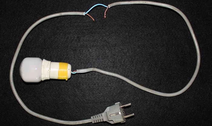 Шнур для лампы - комплект с патроном
