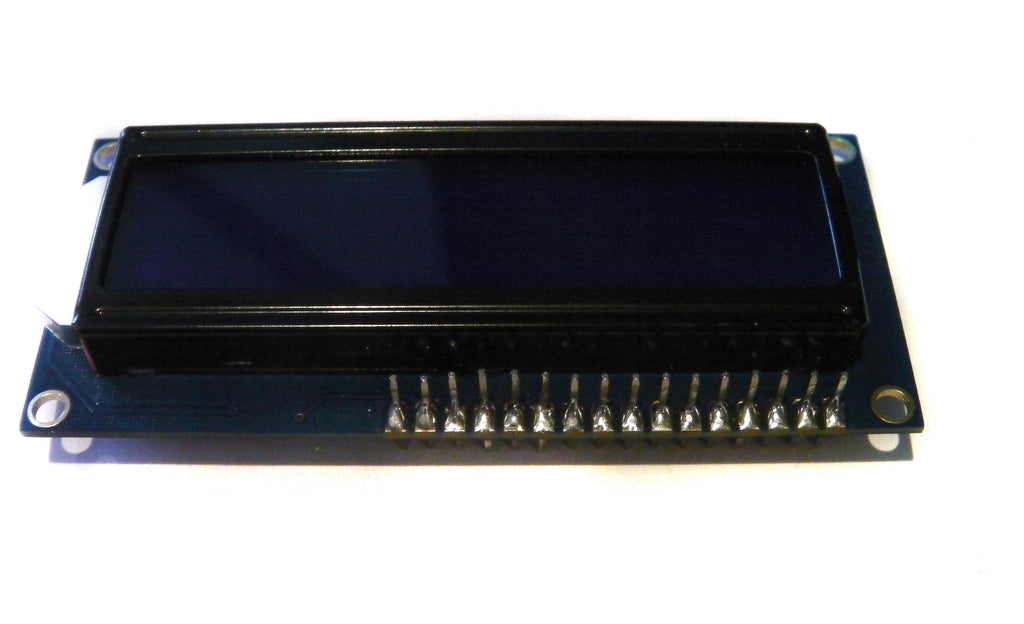 Припаянная гребёнка к плате LCD-дисплея