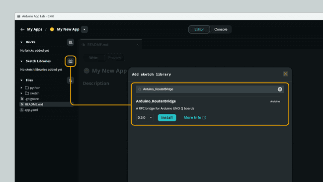 Установка библиотеки