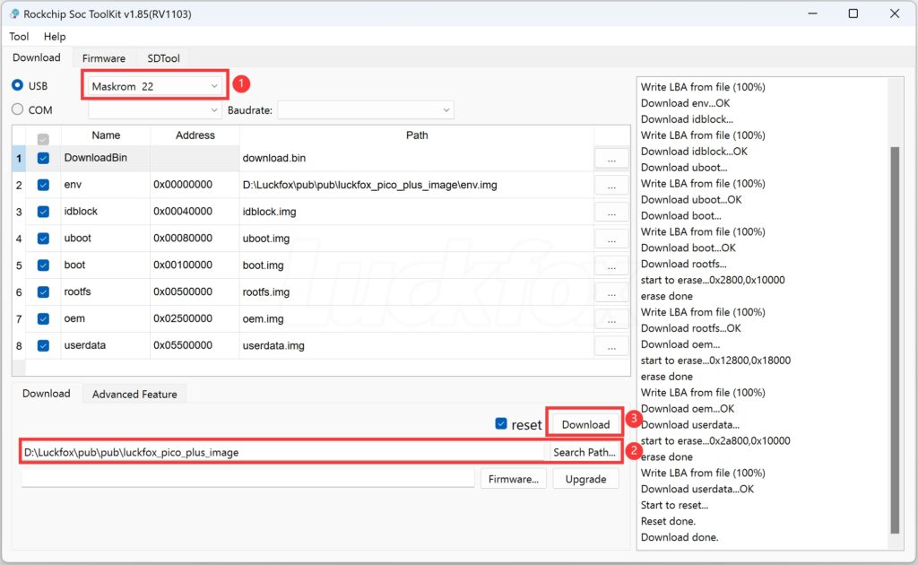 RKSOC Toolkit прошивка