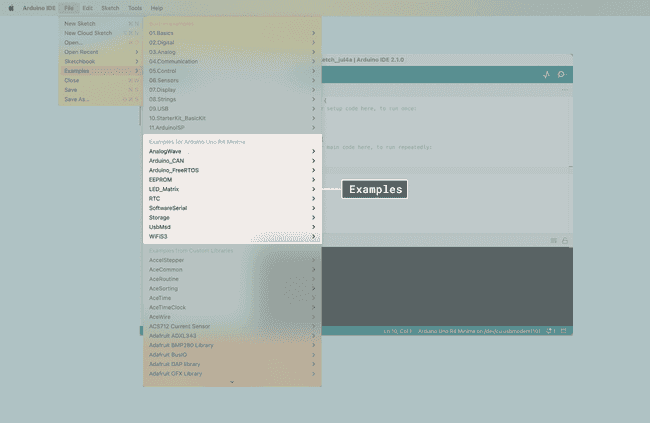 Примеры для UNO R4 Minima
