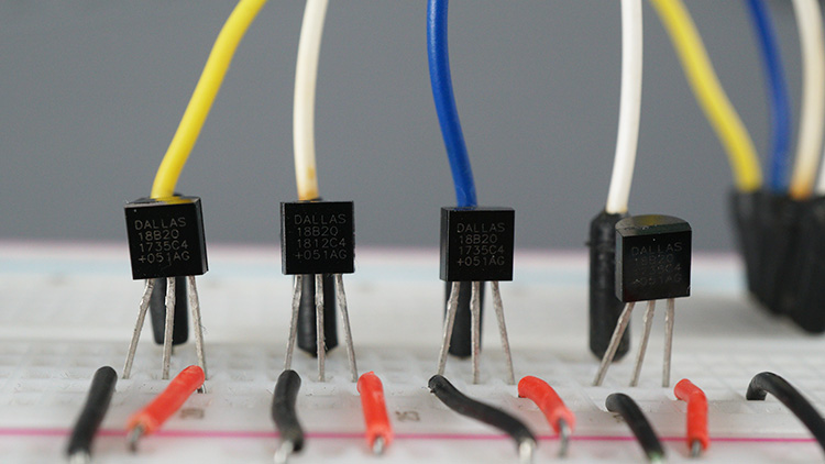 Несколько датчиков температуры DS18B20