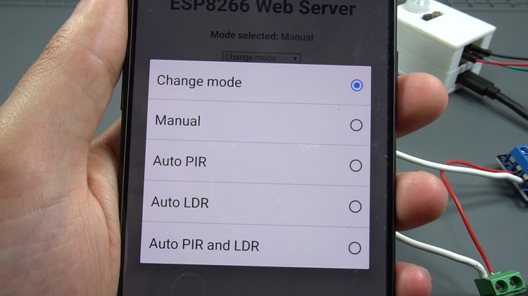 Веб-сервер мультисенсорного шилда
