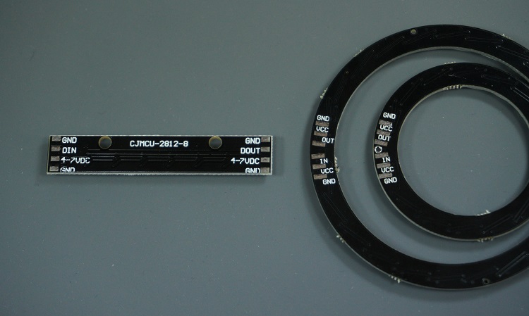 NeoPixel WS2812B адресные светодиоды — выводы