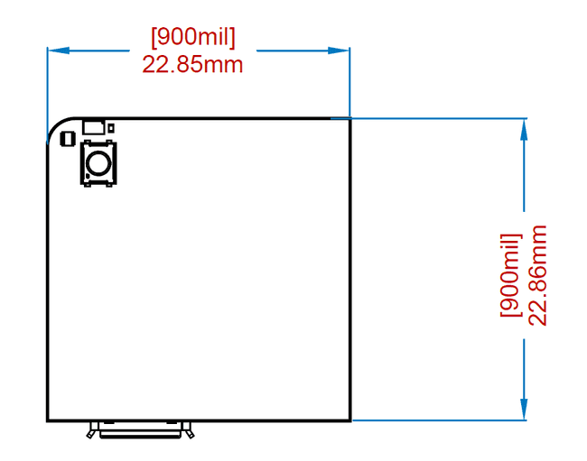 Размеры платы Nicla