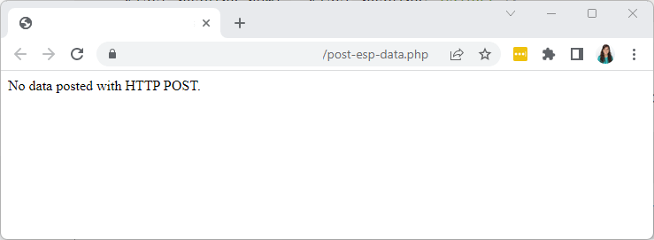 ESP32 ESP8266 — тест URL post-esp-data.php