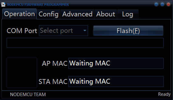 Программа NodeMCU Flasher для ESP8266