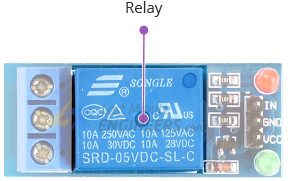 Подключение одноканального модуля реле к Arduino