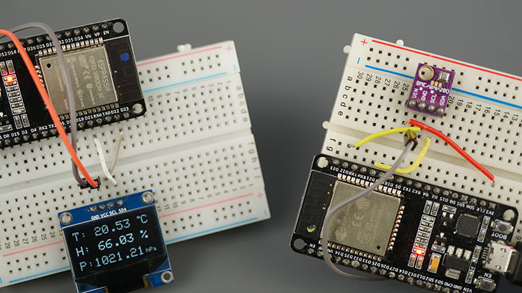 Компоненты для ESP32 Клиент-Серверной связи