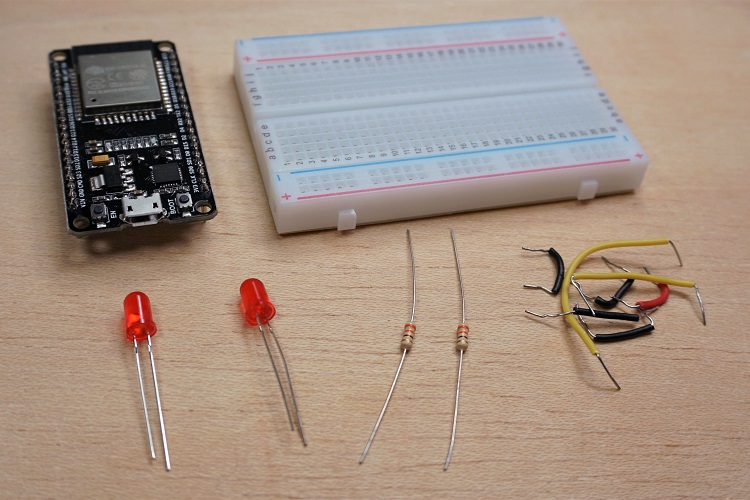 Необходимые компоненты для проекта ESP32 веб-сервер