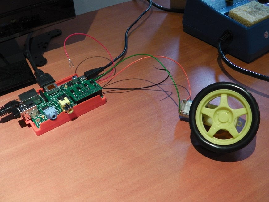 PicoBorg подключён к Raspberry Pi