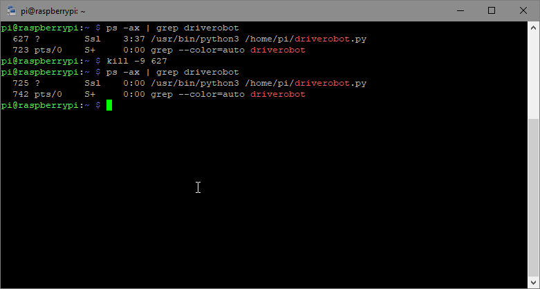 Проверка перезапуска сервиса