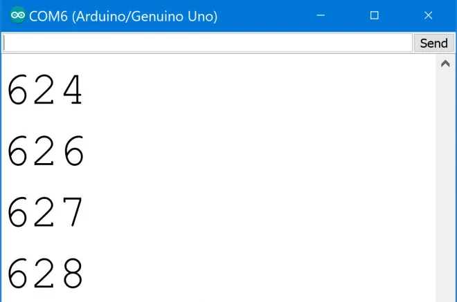 Последовательный монитор Arduino