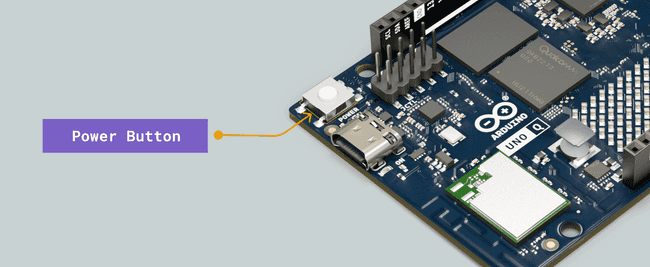 Кнопка питания UNO Q