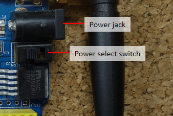 Выбор внешнего источника питания на SIM900 GSM Shield