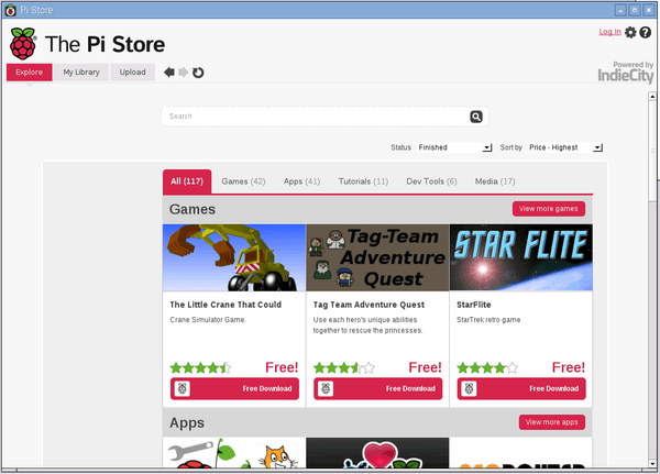 Pi Store в Raspbian