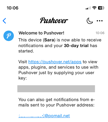 Добро пожаловать в Pushover создание аккаунта