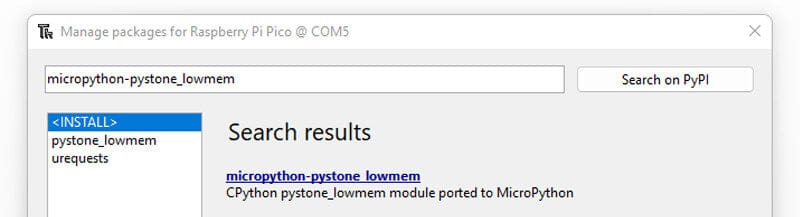 pystone lowmem