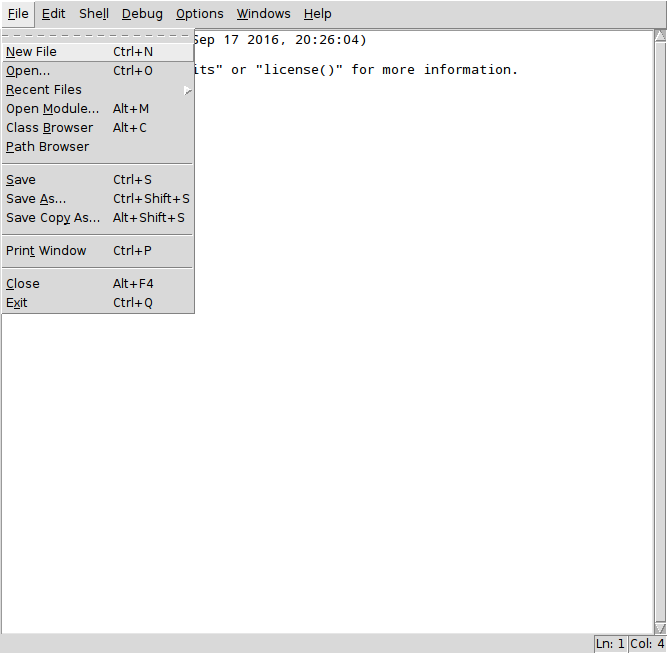 Работа с RPi.GPIO в python IDLE