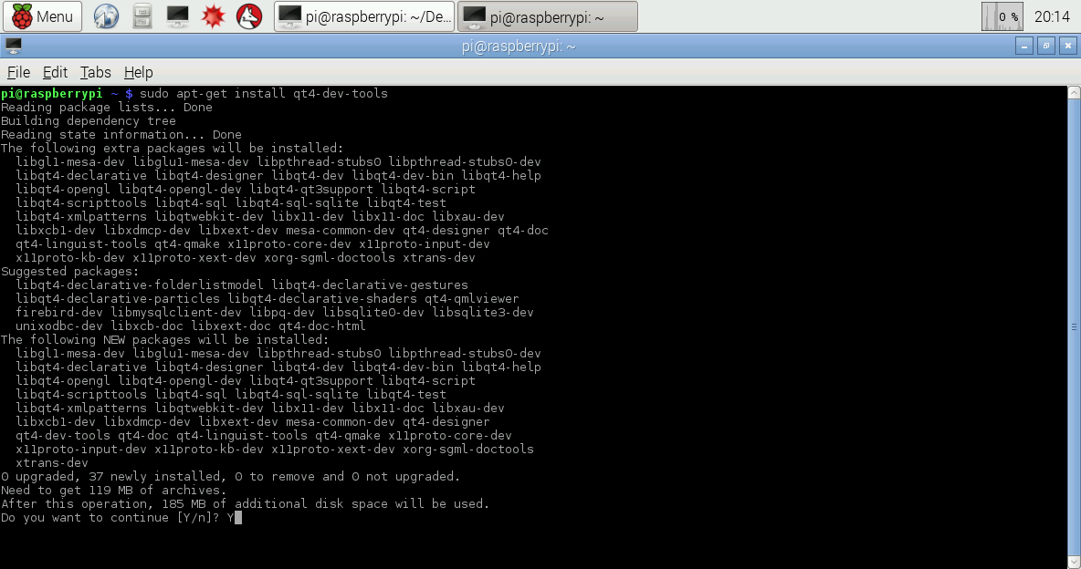 Установка qt4-dev-tools