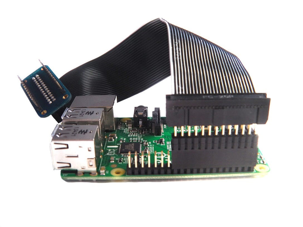 Шлейф работает через удлинитель GPIO