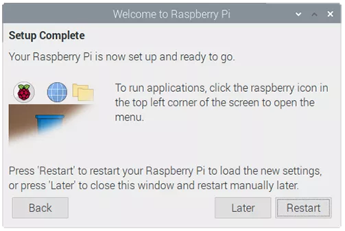 Перезагрузка Raspberry Pi после настройки