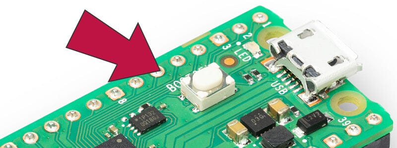Кнопка BOOTSEL на Raspberry Pi Pico