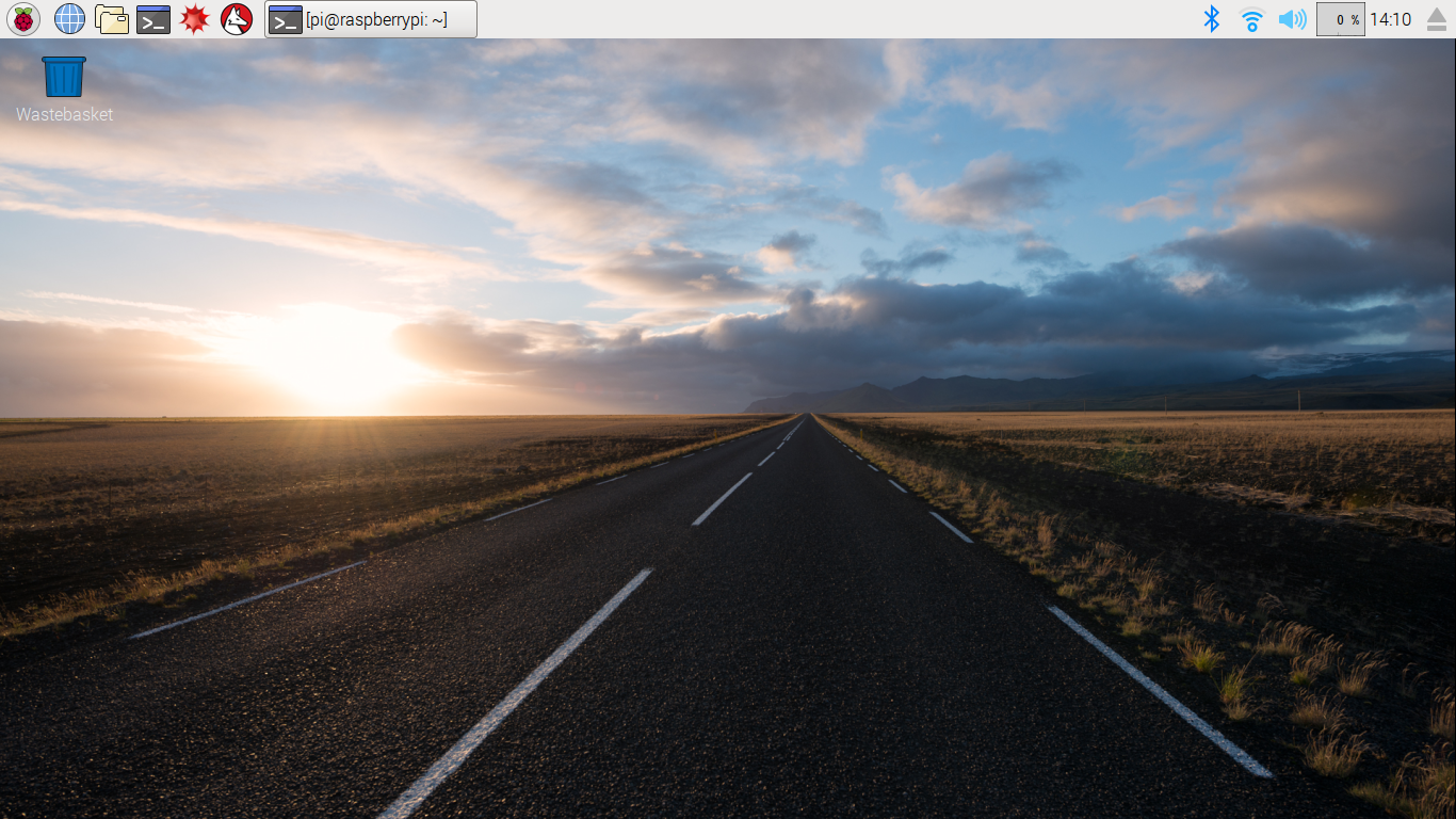 Рабочий стол Raspbian