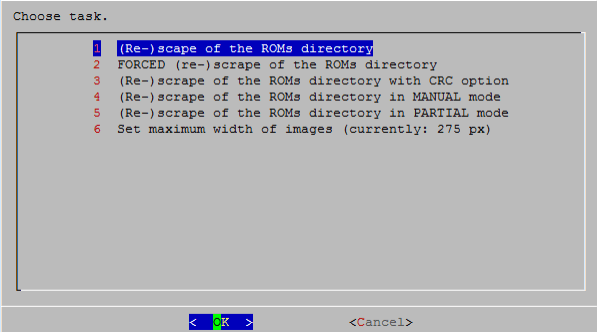 Пункт Run ES-Scraper в меню
