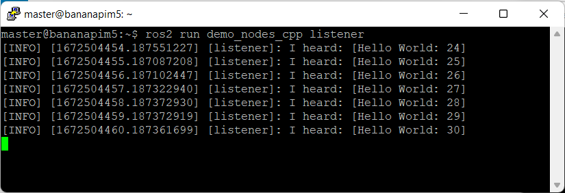 ROS2 узел listener