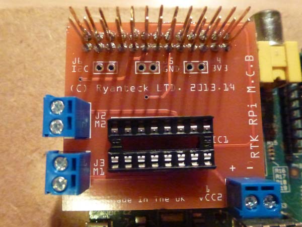 Пайка верхнего ряда контактов GPIO-разъёма