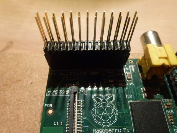 Установка GPIO-разъёма на Raspberry Pi