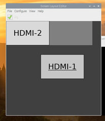 Перетаскивание HDMI-1 и HDMI-2 для смены позиций