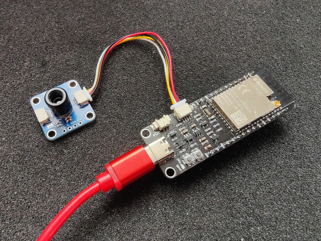 Контроллер CircuitPython и тепловизор MLX90640 через QIIC