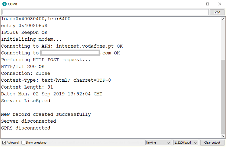 ESP32 SIM800L подключение к интернету через SIM-карту — демонстрация