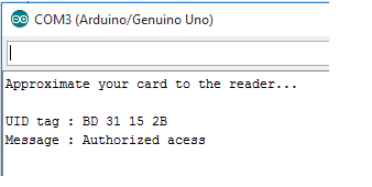 Монитор последовательного порта - доступ разрешён