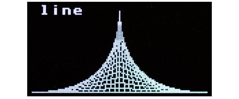 Графика на OLED — множество линий